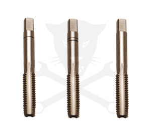 Menetfúró kézi készlet M08 x 1,25 - 3 db-os