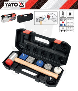 Illesztőkalapács készlet cserélhető fejekkel 7 részes - Yato