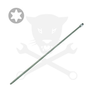 Rátűzőkulcs - crowa+bit 1/4" torx T30 x 400 mm extra hossz.