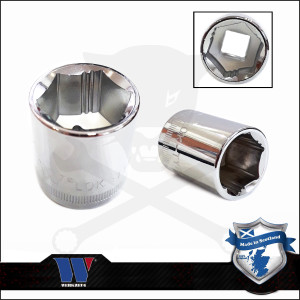 Lok-Typ Dugókulcs - crowafej 3/8" 18 mm 6 lap alacsony - Welzh