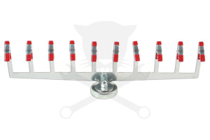 Mágneses 10 db-os csipeszes parkolószenzor fényező tartókonzol