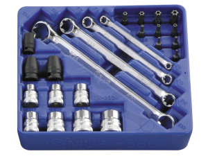 Tálcás Genius torx készlet 24 db-os - 1/6