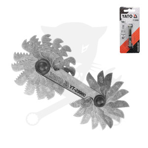 Menetfésű Metrikus, 60° - 0.25 - 6.0 mm 24r. Yato