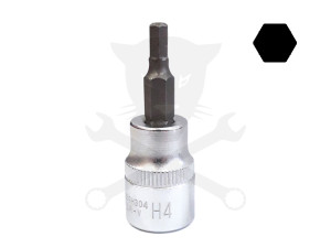 Rátűzőkulcs - crowa+bit 3/8" imbusz 04 mm