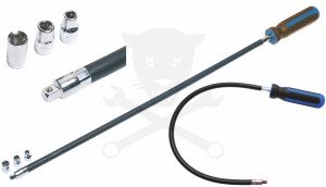 Csavarhúzó, flexibilis 1/4" dugófejekhez 500 mm