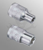 Dugókulcs - crowafej 1/2" belső torx E16 Genius