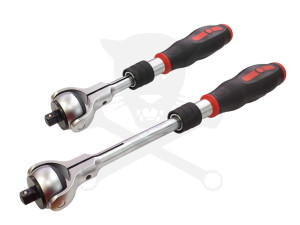 Crowa racsnis kulcs 1/4" teleszkópos 185-235 mm