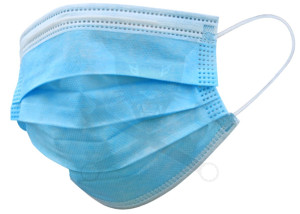 Arcmaszk - EÜ - orvosi szájmaszk 3 rétegű - orrmerevítővel -1 db- RAKTÁRON !!!