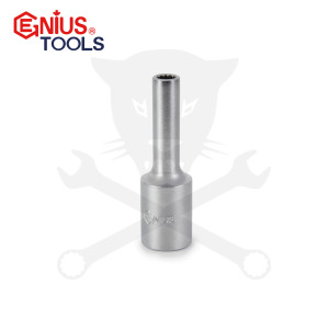 Dugókulcs - crowafej 3/8" 12 lap hosszú 8 mm Genius