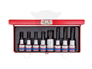 Légkulcsfej készlet 1/2" XZN - Spline 8 db-os M05-M12