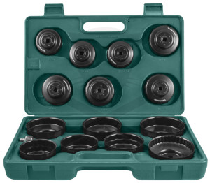 Olajszűrő leszedő kupak készlet 14+1 db-os