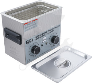 Ultrahangos tisztító berendezés 3,2 liter 120W + fűtés 100W - BGS