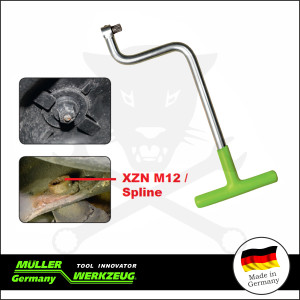 Beállító kulcs Mercedes-Benz hátsó tengely csav. - MÜLLER