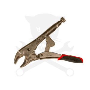 Fogó önzáró ívelt pofájú 225 mm ergonomikus markolat