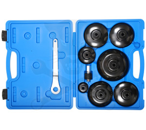 Olajszűrő leszedő kupak készlet 09 részes BGS