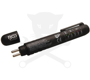 Fékolaj teszter 5 ledes profi DOT 3 - DOT 4 - DOT 5.1