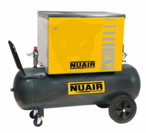 Kompresszor, zajcsökkentett 100L 2,2 KW 10 bar 230V NUAIR