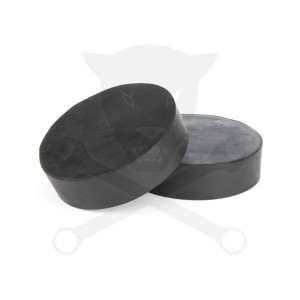 Gumipogácsa krokodil emelőhöz fekete 113 mm x 30 mm - Tömör