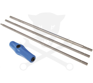 Csavarhúzó készlet "T" fogós hosszú 6+7 mm imbusz + T25 torx 3+1 db-os BGS