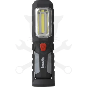 Szerelőlámpa LED 01 COB + 1 ledes dönthető akkus - KWB