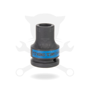 Dugókulcs - crowafej 3/4" 6 lap normál 17 mm vékonyfalú - King Tony
