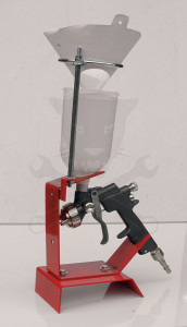 Festékszoró pisztoly felsőtartályoshoz asztali tartó