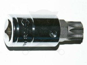 Rátűzőkulcs - crowa+bit 1/2" XZN - Spline M16