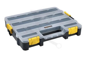 Szortimenter tárolódoboz variálható rekeszek 470x373x80 mm - Connect