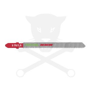 Fűrészlap dekopírfűrészhez, műanyaghoz 75 mm S 75/1,5/5 - 5db - Festool