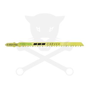 Fűrészlap dekopírfűrészhez, fára 105 mm S 105/4 FSG/5 - 5db - Festool