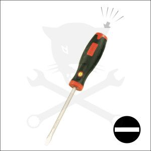 Csavarhúzó üthető lapos 1,2x6,5x125 - Genius