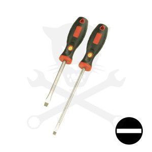 Csavarhúzó, lapos 1,2x8,0x180 - Genius