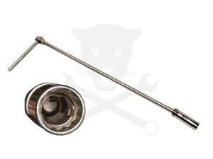 Gyertyakulcs "T" kulcs csuklós 14 mm 12 lapos - Genius