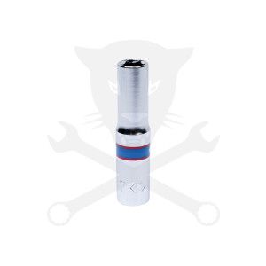 Dugókulcs - crowafej 1/4" 6 lap hosszú 7 mm KingTony