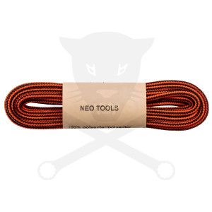 Munkavédelmi cipőhöz, cipőfűző kör alakú 120 cm 1 pár - Fekete-Narancs