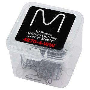 Műanyag elem tűzőgéphez 50 db-os készlet 0.6 - hajlított -