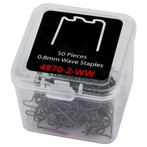 Műanyag elem tűzőgéphez 50 db-os készlet 0.8 - hullámos -