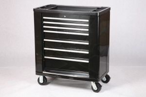 Szerszámos kocsi 7 fiókos + 2 oldalt nyitható - tálcához alkalmas