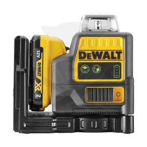 Szintezőézer, keresztlézer ZÖLD 30 m 10.8V 360° DeWalt