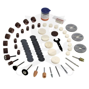 Multifunkciós fúró-csiszoló géphez 100 db-os tartozék készlet DREMEL