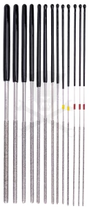 Reszelő készlet 12 db-os micro, gyémánt - Welzh