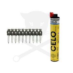 Betonszög TKA általános 25 mm-es 1000 db + patron CELO