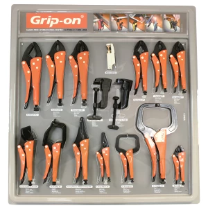 Szerszámfal készlet Grip-On fogók 16 db-os