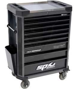 Szerszámos kocsi gyári-felszerelt 387 db 9 fiók SP Tools