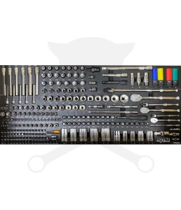 Szerszámkészlet, tálcás 254 db-os - SP Tools