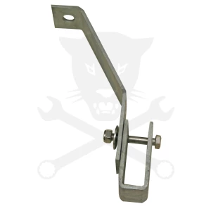 Aknalétra ACÉL létrafokoshoz fali rögzítő horganyozott - 165-215 mm