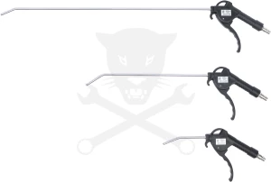 Lefújó pisztoly 3 db-os 110 mm, 300 mm, 500 mm készlet - BGS
