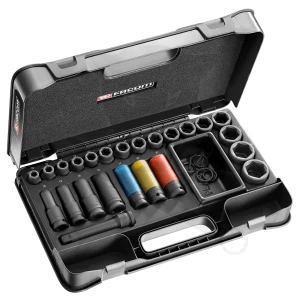 Légkulcsfej készlet 1/2" 27 db-os - Facom