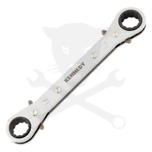 Csillag-csillagkulcs racsnis 17x19 mm - Kennedy