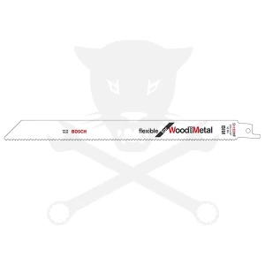Fűrészlap kardfűrészhez, fa/fém 225 mm -S 1122 HF- 5db - Bosch (2.608.656.021)
